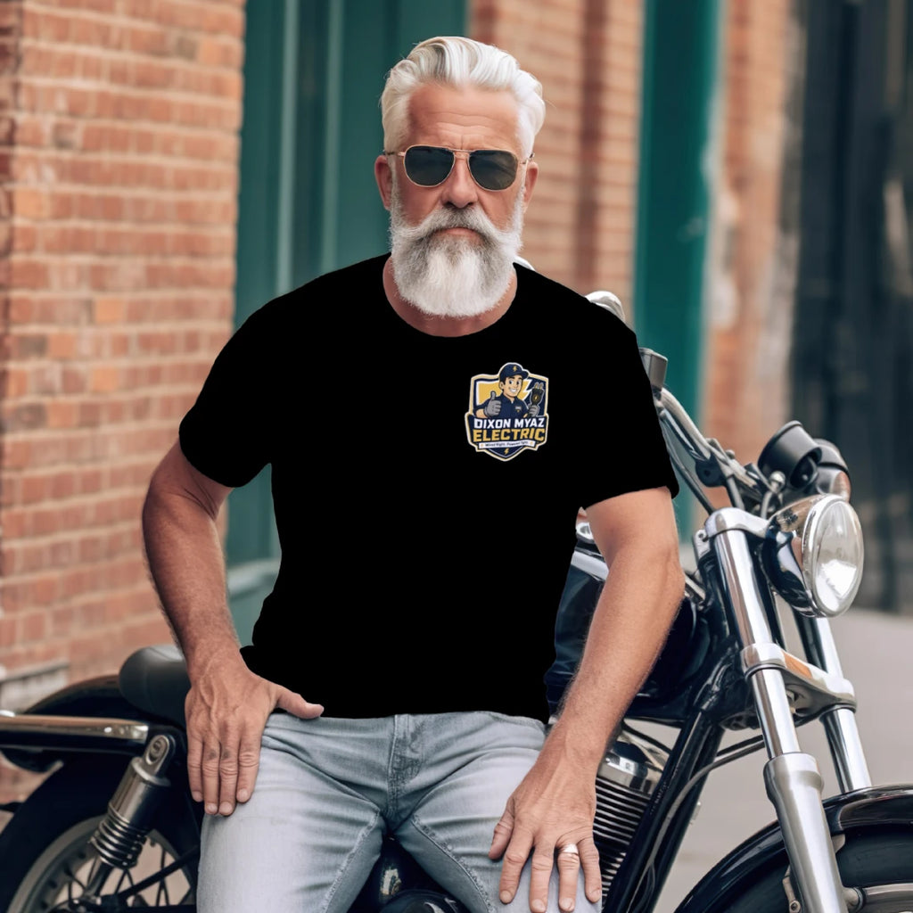 Dixon Myaz Electric Company T-Shirt | Funny Electrician Performance Tee