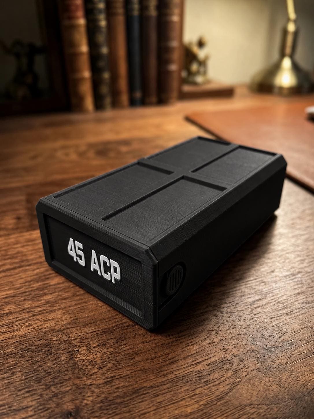 45 ACP Stackable Ammo Case – 50 Round Storage Box for Range & Reloading Ammo