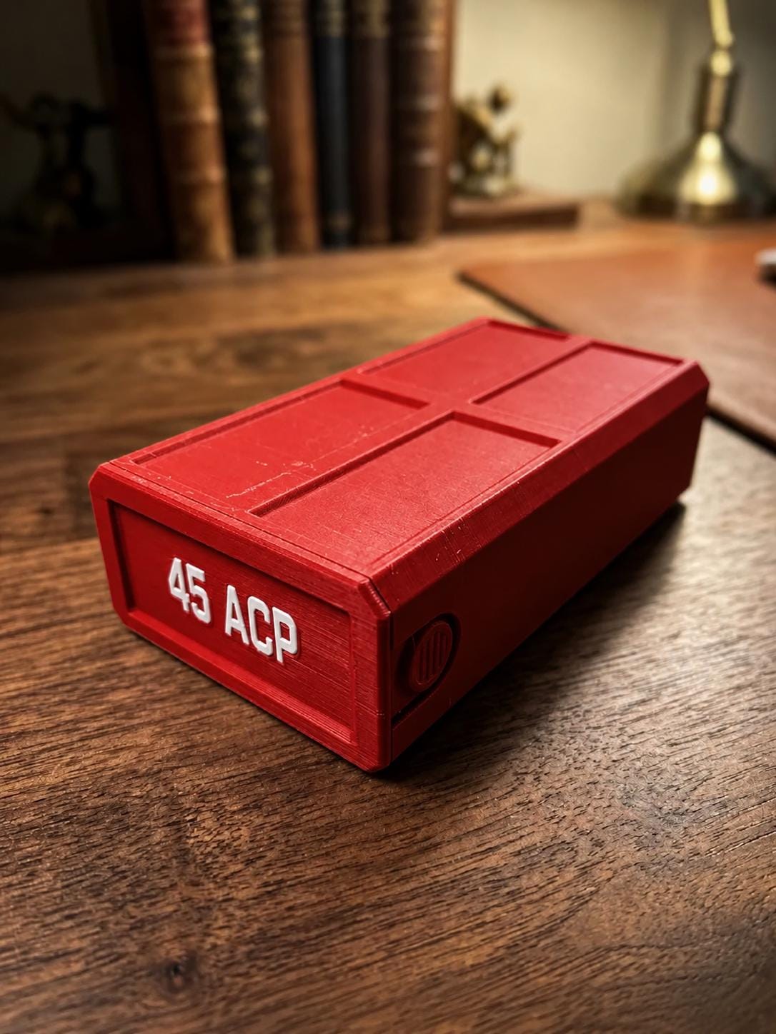 45 ACP Stackable Ammo Case – 50 Round Storage Box for Range & Reloading Ammo