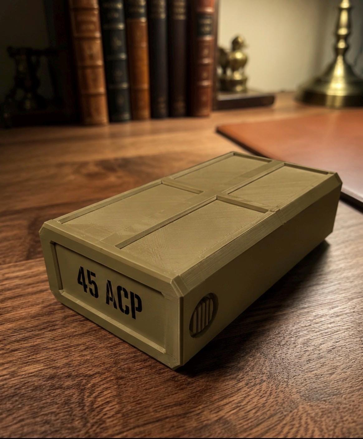 45 ACP Stackable Ammo Case – 50 Round Storage Box for Range & Reloading Ammo
