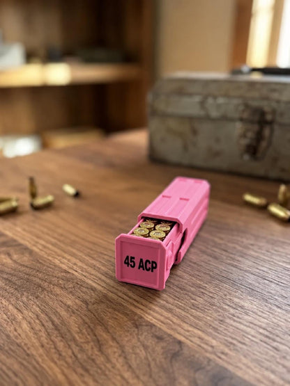 45 ACP Ammo Case – 16 Round Stackable Pocket Storage Box