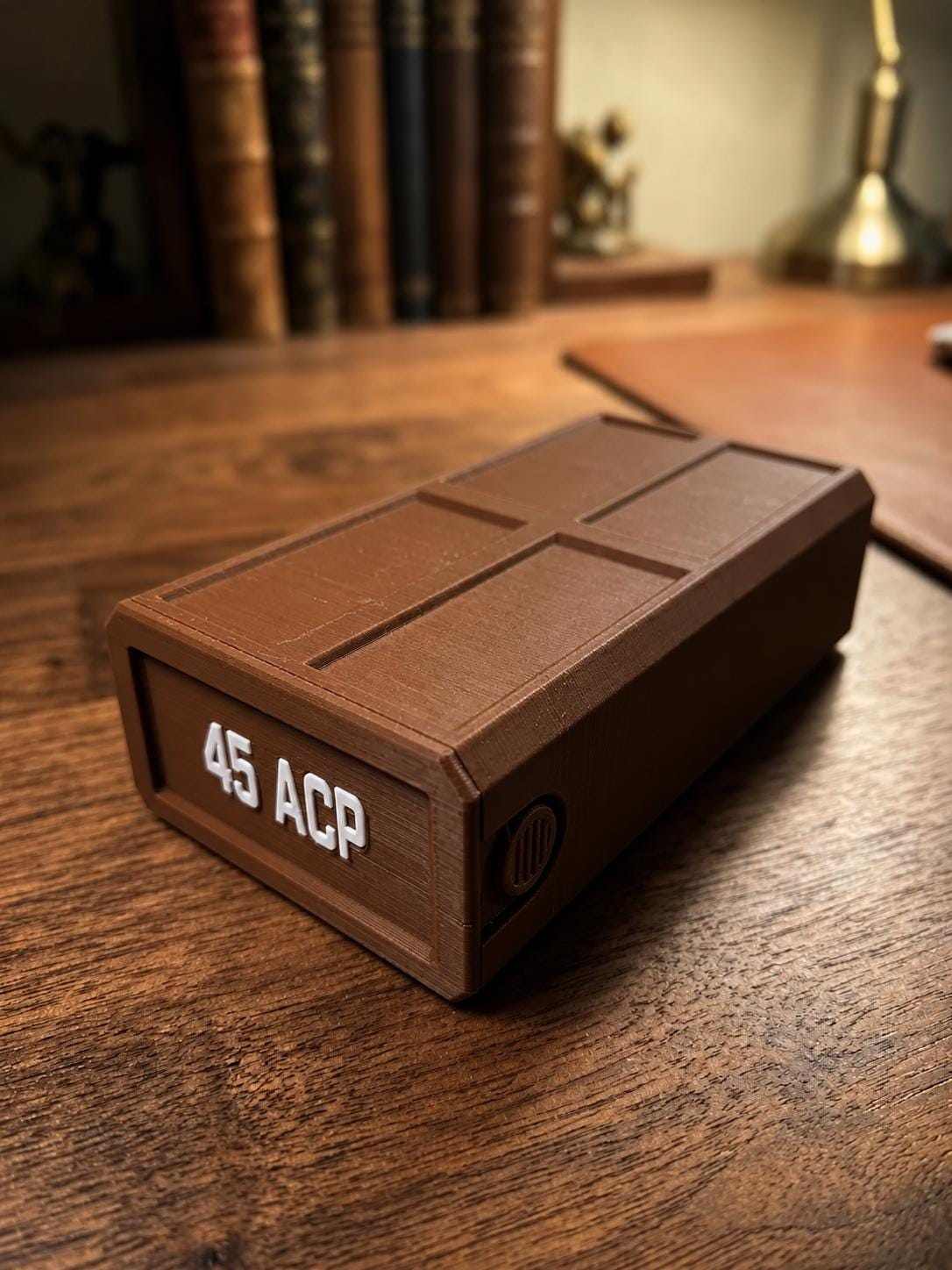 45 ACP Stackable Ammo Case – 50 Round Storage Box for Range & Reloading Ammo
